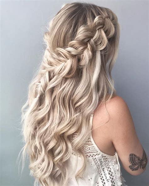 fishtail braid prom hair|cute prom braids.